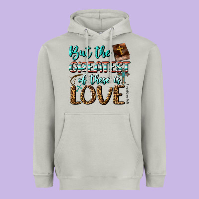 But The Greatest Of These Is Love Heavyweight Hoodie Designed By Bundleandbundleshop
