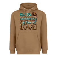 Toasted Coconut But The Greatest Of These Is Love Heavyweight Hoodie - BundleAndBundleShop