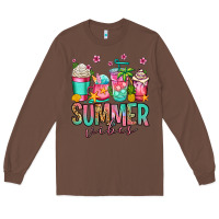 Chestnut summer vibes coffee cups Long Sleeve Tee - Jasminsmagicworld