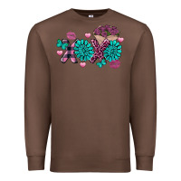 Chestnut Xoxo Valentine's Day Turquoise Gem Premium Sweatshirt - FaDigitalArtStudio