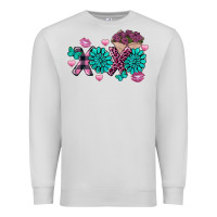 Dove Grey Xoxo Valentine's Day Turquoise Gem Premium Sweatshirt - FaDigitalArtStudio