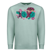 Seafoam Xoxo Valentine's Day Turquoise Gem Premium Sweatshirt - FaDigitalArtStudio
