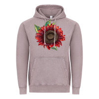 Vintage Zinc ProCut Red Sunflower Vintage Hoodie - LillyAllenDesigns