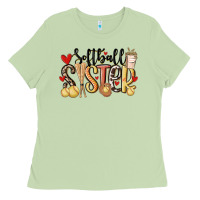 Matcha softball sister Ladies Tee - MaliasSmallBusiness