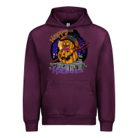 Mauve Wine Happy Halloween Urban Hoodie - SublimationCraftShop