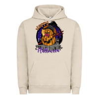 Pigment French Oak Happy Halloween Urban Hoodie - SublimationCraftShop
