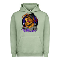 Pigment Oil Green Happy Halloween Urban Hoodie - SublimationCraftShop