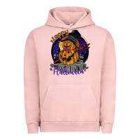 Pigment Salmon Happy Halloween Urban Hoodie - SublimationCraftShop