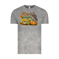 Cloud Rock Here Comes Fall Owl Vintage Tee - LillyAllenDesigns