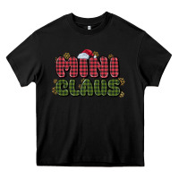 Black mini claus Heavy Core Tee - MaliasSmallBusiness
