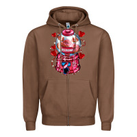 Chestnut kiss  machine  olivia Zipper Hoodie - OliviaCreatesArt