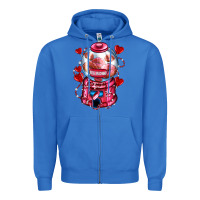 True Royal kiss  machine  olivia Zipper Hoodie - OliviaCreatesArt