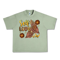 Oil Green black woman self love nails Urban Heavy Tee - Artiststas