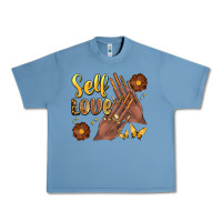 Pebble Blue black woman self love nails Urban Heavy Tee - Artiststas