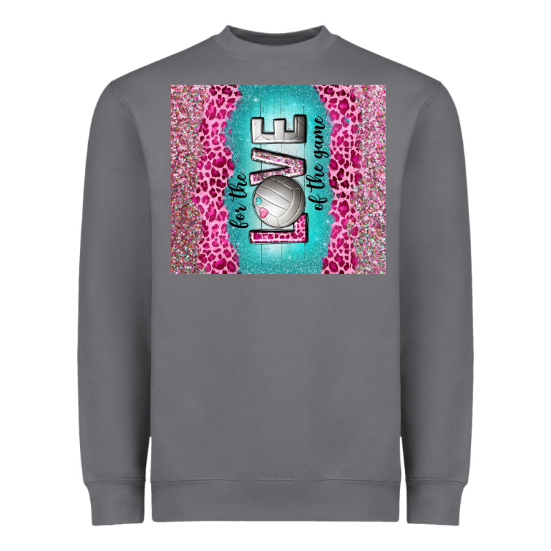For The Love Of The Game With Volleyball Tumbler Tbs Heavyweight Sweatshirt by TumblerDesignByShophia | Teevron