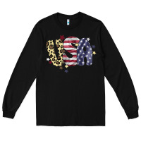 Black Usa America Long Sleeve Tee - Bettercallsaul