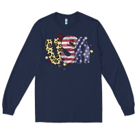 Navy Usa America Long Sleeve Tee - Bettercallsaul