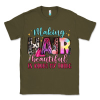 Army Green making hair beautiful is kinda my thing Classic Tee - LillyAllenDesigns