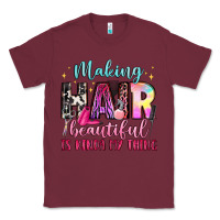 Burgundy making hair beautiful is kinda my thing Classic Tee - LillyAllenDesigns