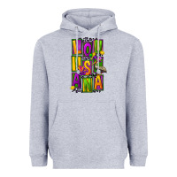 Heather Grey mardi gras louisiana Heavyweight Hoodie - FaDigitalArtStudio