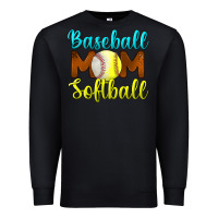 Black baseball mom softball Premium Sweatshirt - BundleAndBundleShop
