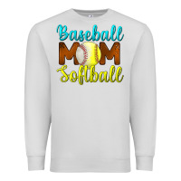 Dove Grey baseball mom softball Premium Sweatshirt - BundleAndBundleShop