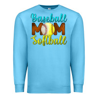 Ocean Blue baseball mom softball Premium Sweatshirt - BundleAndBundleShop