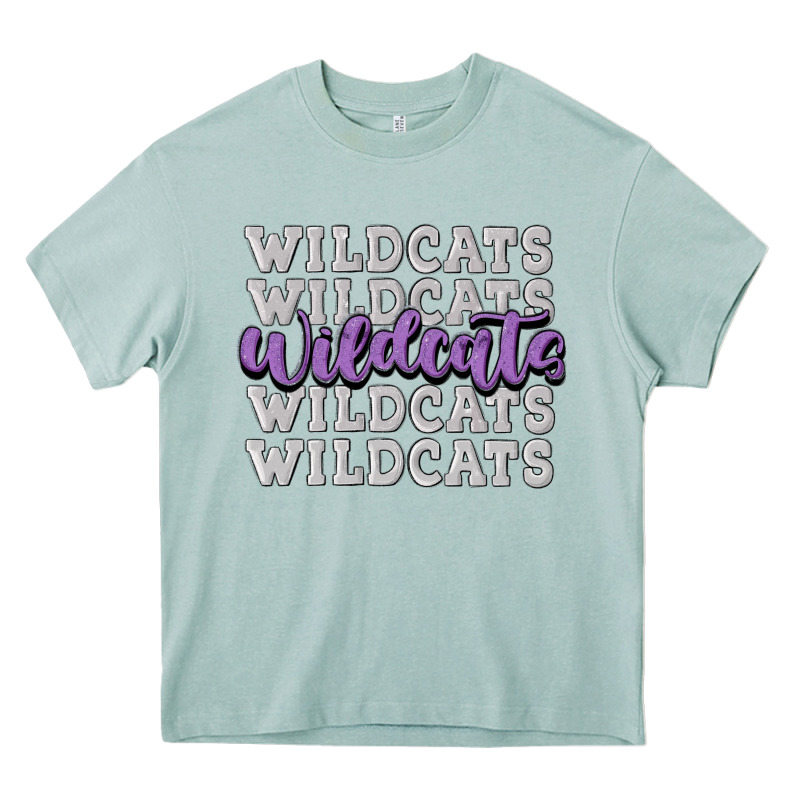 Wildcats Football Heavy Core Tee by MaliasSmallBusiness | Teevron