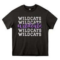 Asphalt wildcats football Heavy Core Tee - MaliasSmallBusiness