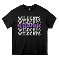 Black wildcats football Heavy Core Tee - MaliasSmallBusiness