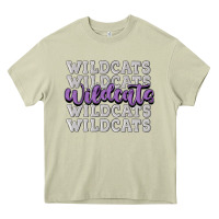 Mossy wildcats football Heavy Core Tee - MaliasSmallBusiness