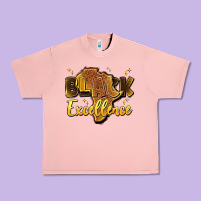 Black Excellence Urban Heavy Tee Designed By Artiststas