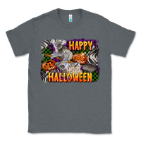 Charcoal Heather happy halloween koala Classic Tee - LillyAllenDesigns