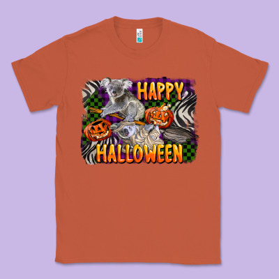Happy Halloween Koala Classic Tee Designed By Lillyallendesigns