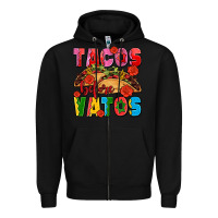 Black tacos before vatos olivia Zipper Hoodie - OliviaCreatesArt