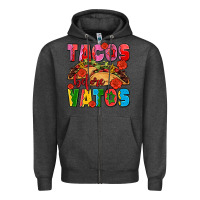 Charcoal Heather tacos before vatos olivia Zipper Hoodie - OliviaCreatesArt