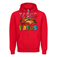 Red tacos before vatos olivia Zipper Hoodie - OliviaCreatesArt