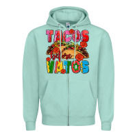 Seafoam tacos before vatos olivia Zipper Hoodie - OliviaCreatesArt