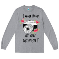 Heather Grey I May Snap At Any Moment Long Sleeve Tee - Bettercallsaul