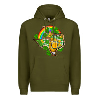 Army Green Texas St. Patrick's Day Premium Hoodie - OliviaCreatesArt