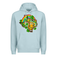 Blue Mist Texas St. Patrick's Day Premium Hoodie - OliviaCreatesArt