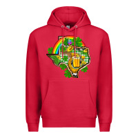 Cardinal Texas St. Patrick's Day Premium Hoodie - OliviaCreatesArt