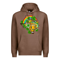 Chestnut Texas St. Patrick's Day Premium Hoodie - OliviaCreatesArt