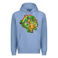 Colony Blue Texas St. Patrick's Day Premium Hoodie - OliviaCreatesArt