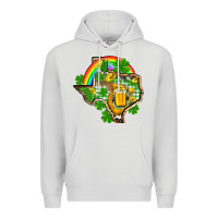 Dove Grey Texas St. Patrick's Day Premium Hoodie - OliviaCreatesArt