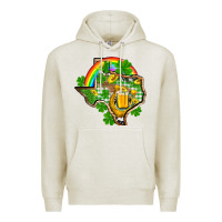 Oatmeal Heather Texas St. Patrick's Day Premium Hoodie - OliviaCreatesArt