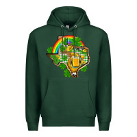 Sports Green Texas St. Patrick's Day Premium Hoodie - OliviaCreatesArt