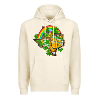 Tofu Texas St. Patrick's Day Premium Hoodie - OliviaCreatesArt