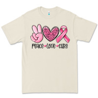 Bone peace love cure breast cancer Premium Tee - MaliasSmallBusiness