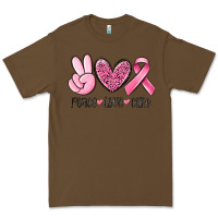 Cacao peace love cure breast cancer Premium Tee - MaliasSmallBusiness